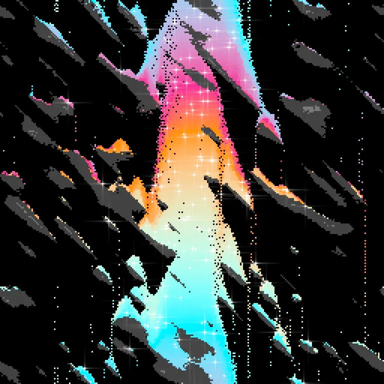 Sand that can be poured with the mouse