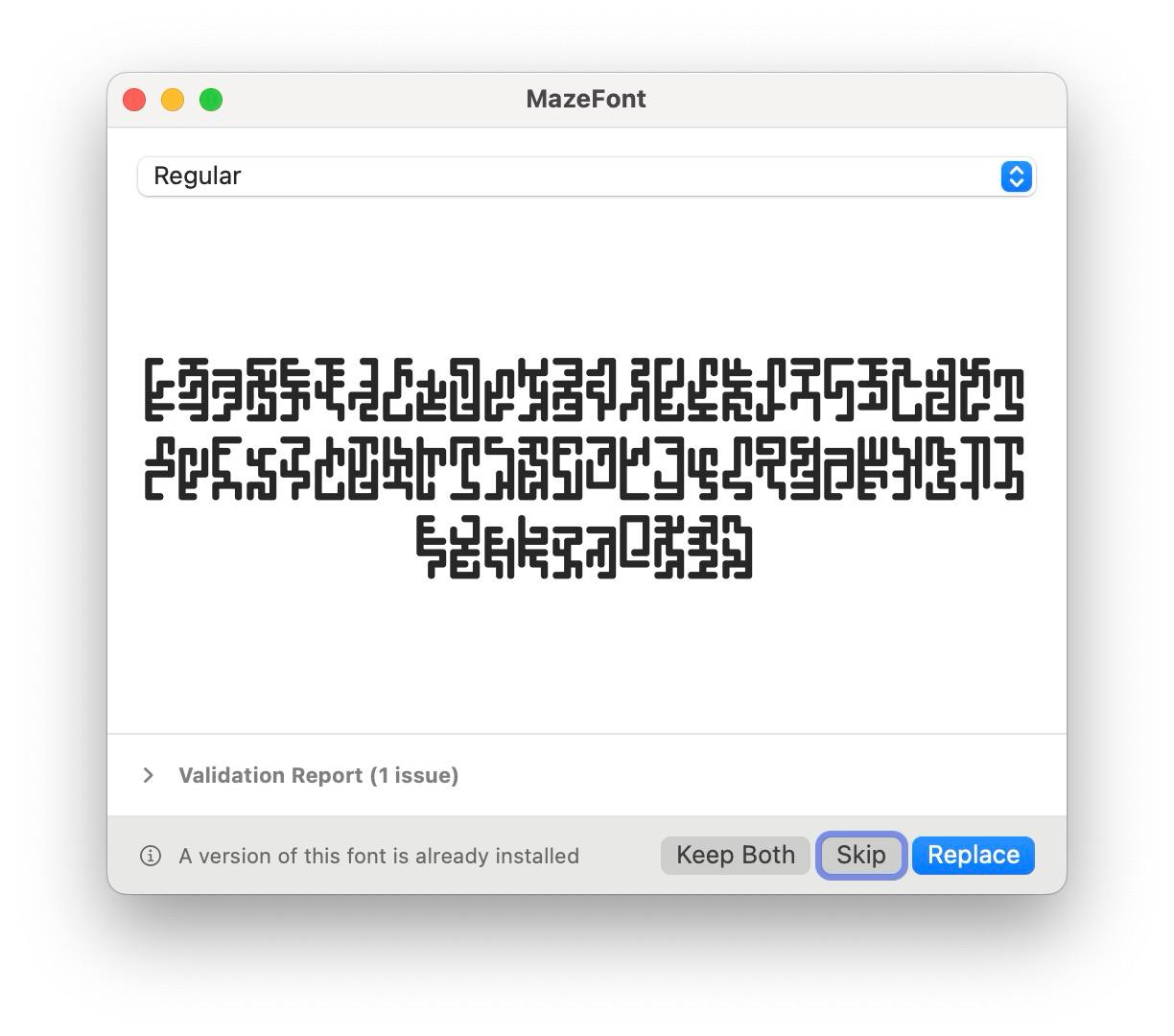 Web-based Crypto Font Generator