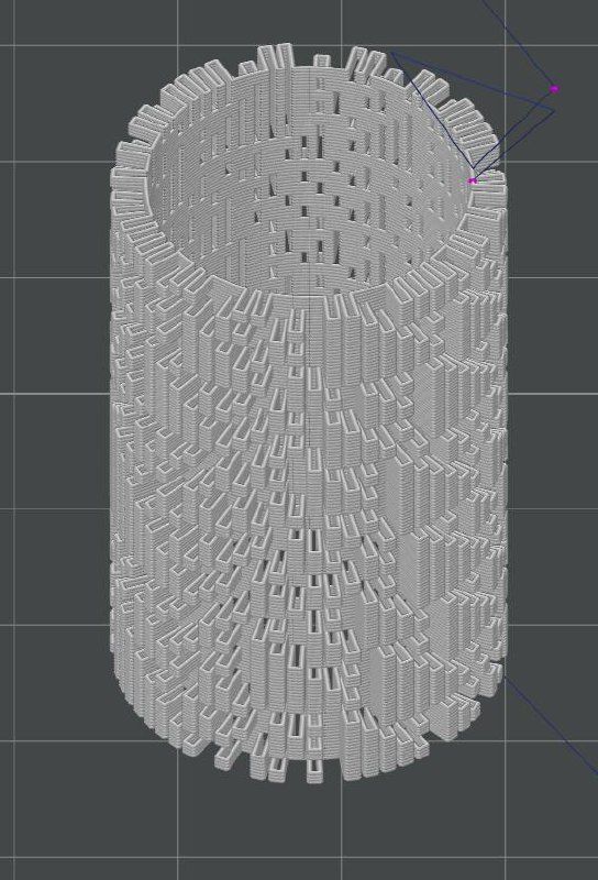 Slicer view gcode visualization